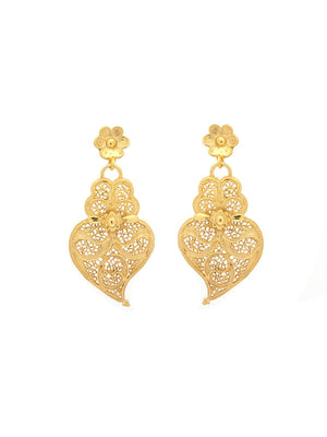 Brincos Tradição 3cm Tornilho Flor