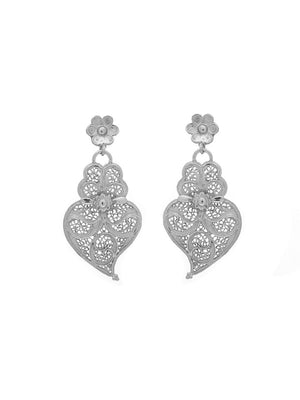 Brincos Tradição 3cm Tornilho Flor