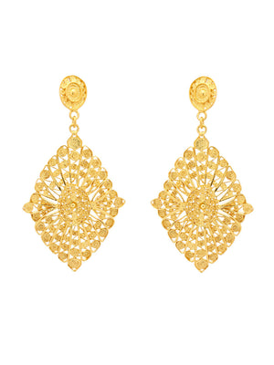 Brincos Losango Compridos