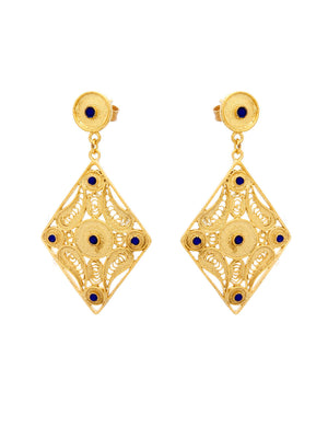 Brincos Losango Esmalte