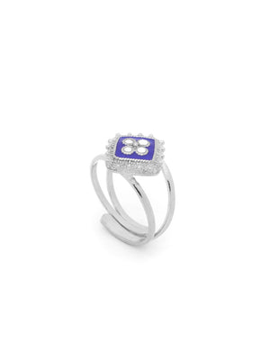 Anel Caramujo Quadrado