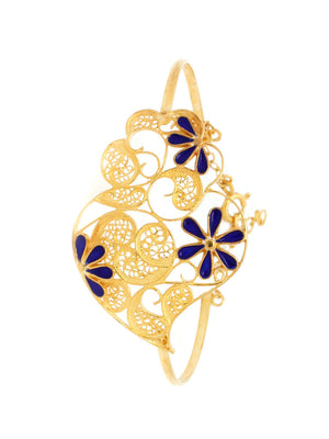 Seletiva II - Escrava com esmalte azul (Tamanho M)