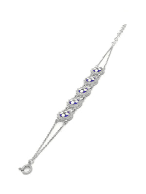 Pulseira 5 Caramujos (4 Pétalas)