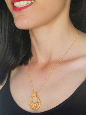 Conjunto Escultural M - Pendente e Brincos (4324887953467)