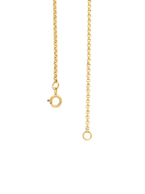 Fio M Cordão em Prata e Ouro 9/19K (55cm) (8937659089)