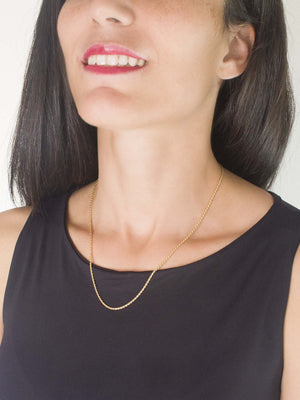 Fio Corda em Prata e Ouro 9/19K (50cm) (4839558479931)