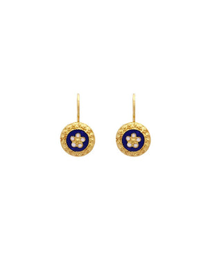 Brincos caramujos gancho - Ouro 19 Quilates