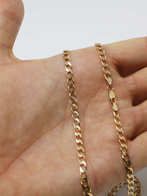 Fio de Homem Barbela em Ouro 19K (60cm)