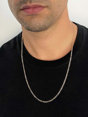 Fio de Homem 3+1 em Ouro 19K (60cm)
