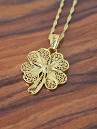 Medalha Trevo 4 Folhas – Ouro 19k