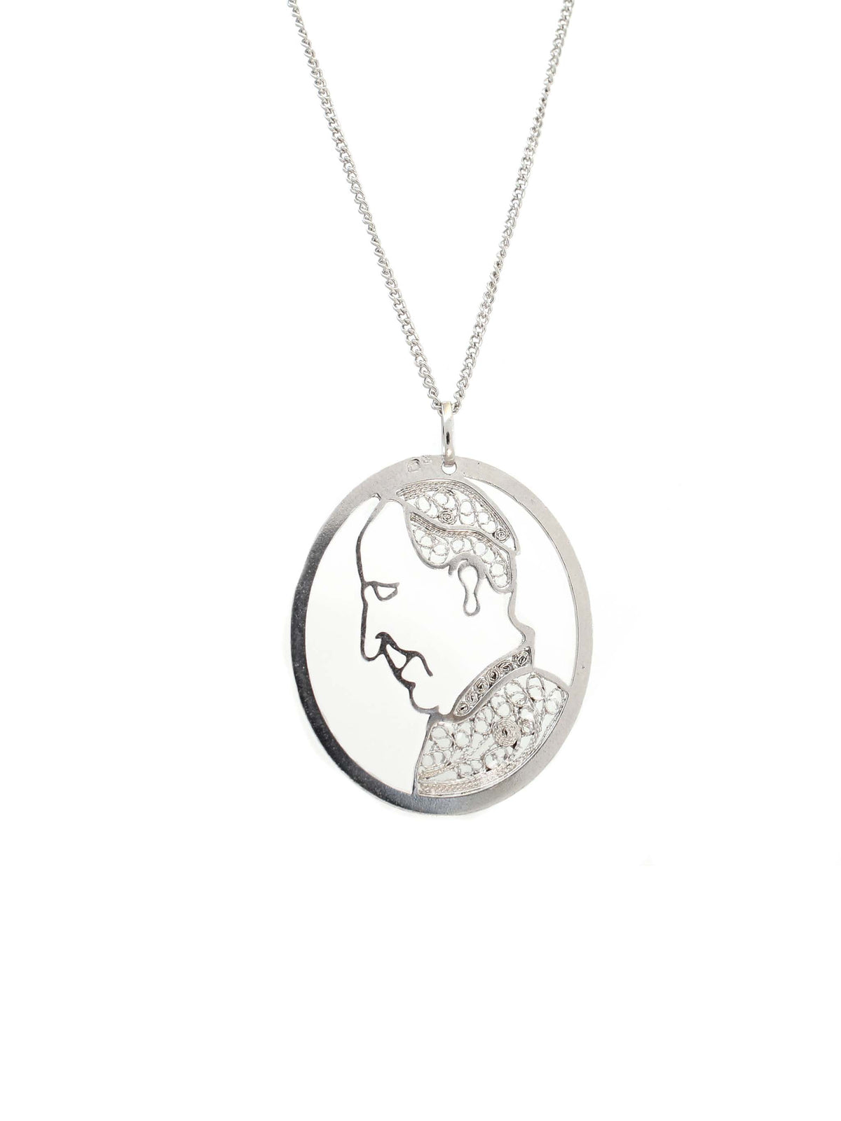 Medalha Papa Francisco em filigrana