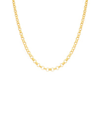 Fio L Cordão em Prata e Ouro 9/19K (70cm, 0.35cm) – Prata Dourada