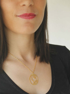 Medalha Papa Francisco em filigrana