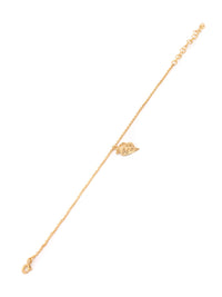 Pulseira  Singelo Coração – Ouro 9k / Ouro 19k