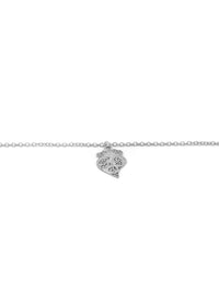 Pulseira  Singelo Coração – Prata
