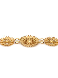 Pulseira Soberania – Prata Dourada