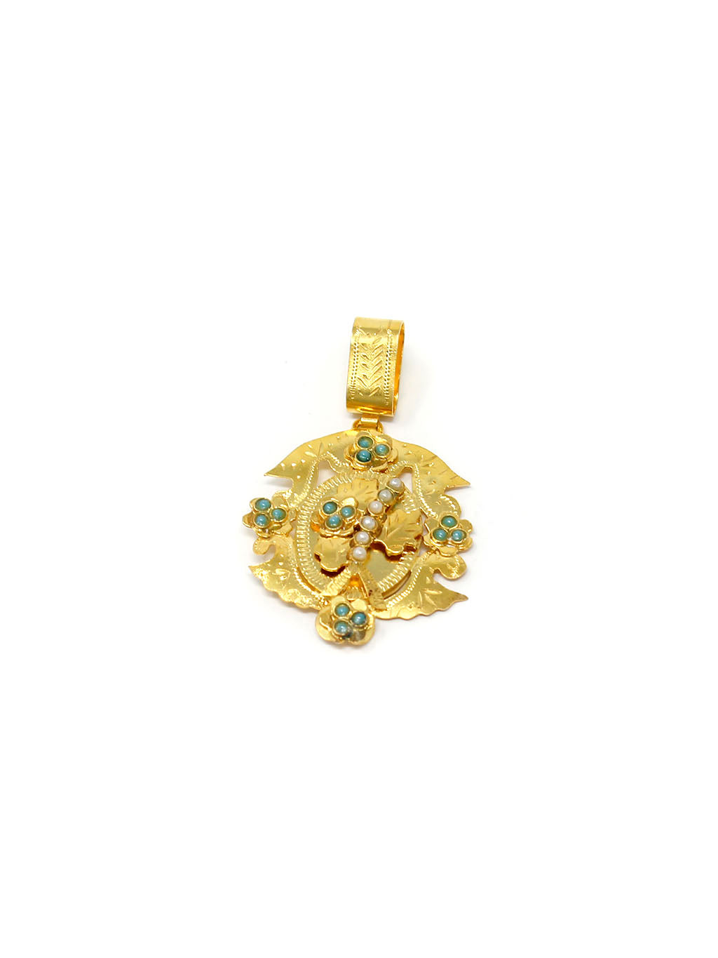 Conjunto Gramalheiras - Pendente e Brincos