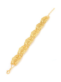 Pulseira 6 Peças – Prata Dourada