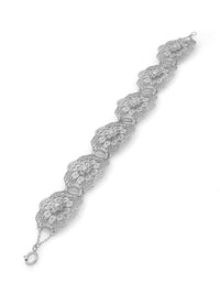 Pulseira Flores – Prata