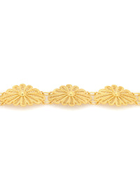 Pulseira 5 Flores Ovais – Ouro 9k / Ouro 19k