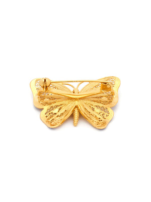 Alfinete Borboleta Esmalte