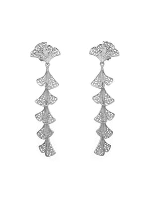 Brincos Compridos Pétalas