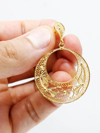Brincos Redondos (Tamanho M) – Ouro 9k / Ouro 19k