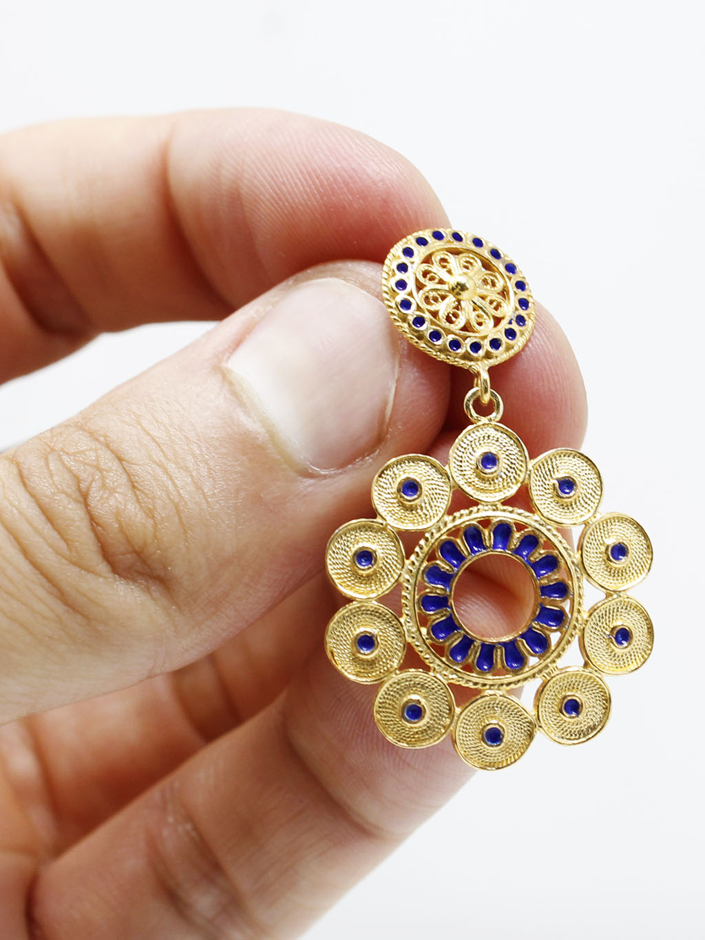 Brincos Redondos Esmalte