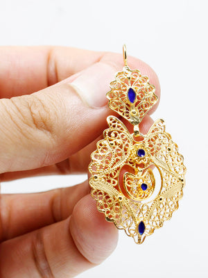 Brincos Tradicionais com Esmalte