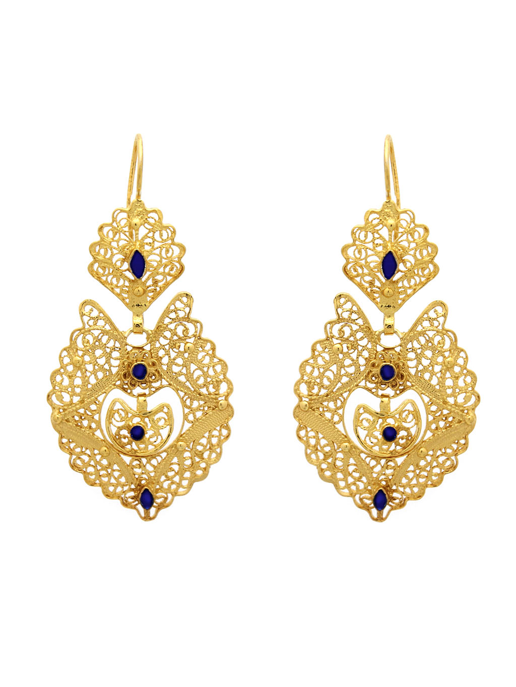 Brincos Tradicionais com Esmalte