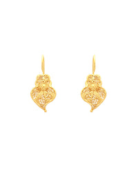 Brincos Tradição 2cm Gancho – Prata Dourada
