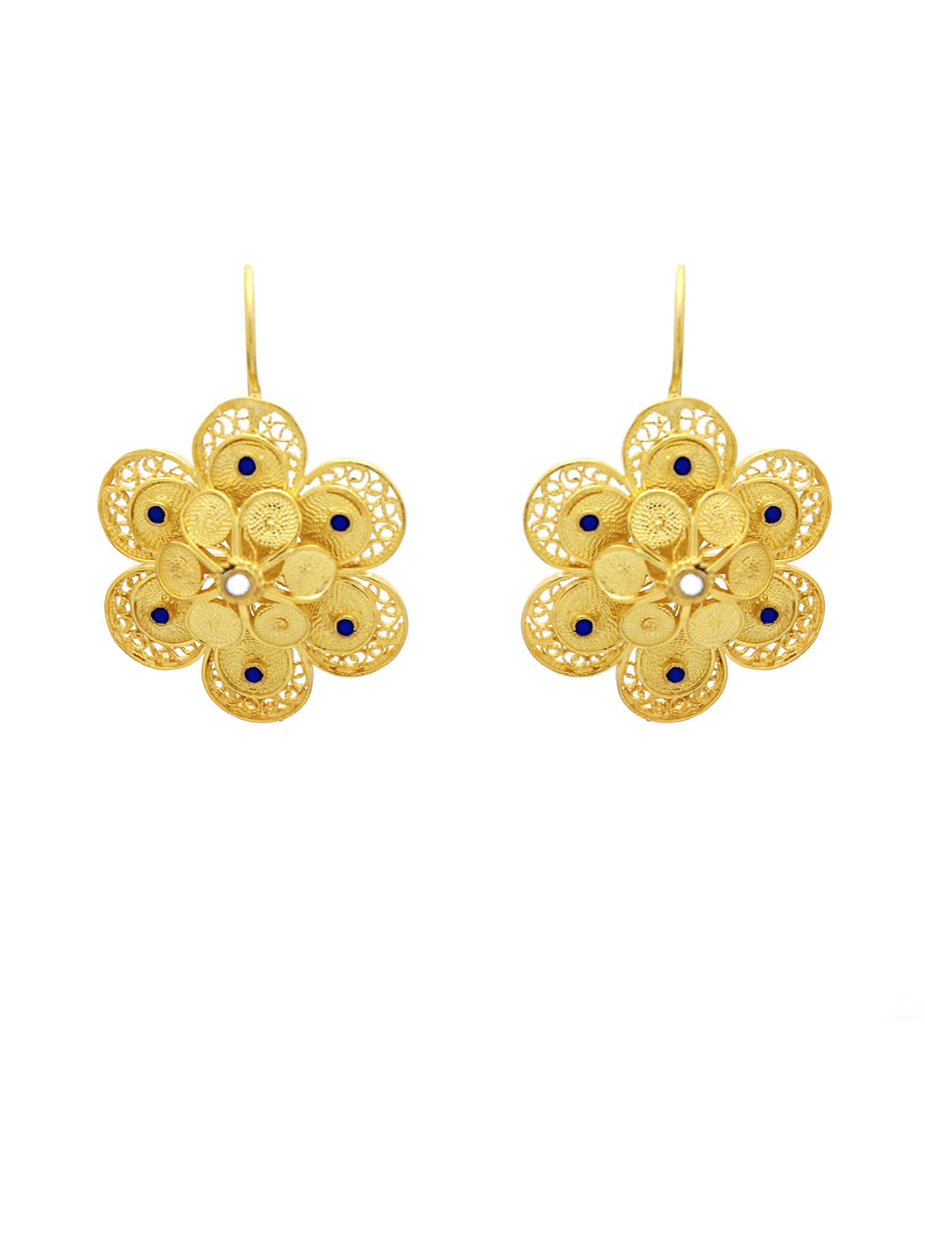 Brincos Flor Esmalte