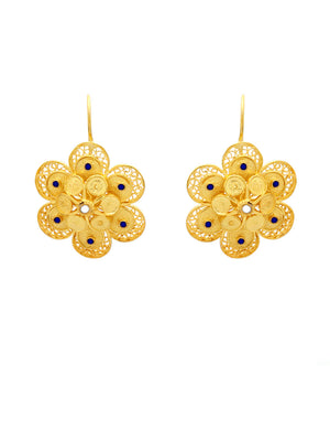 Brincos Flor Esmalte