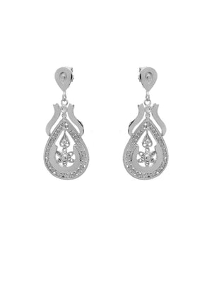 Brincos Lágrima acetinados