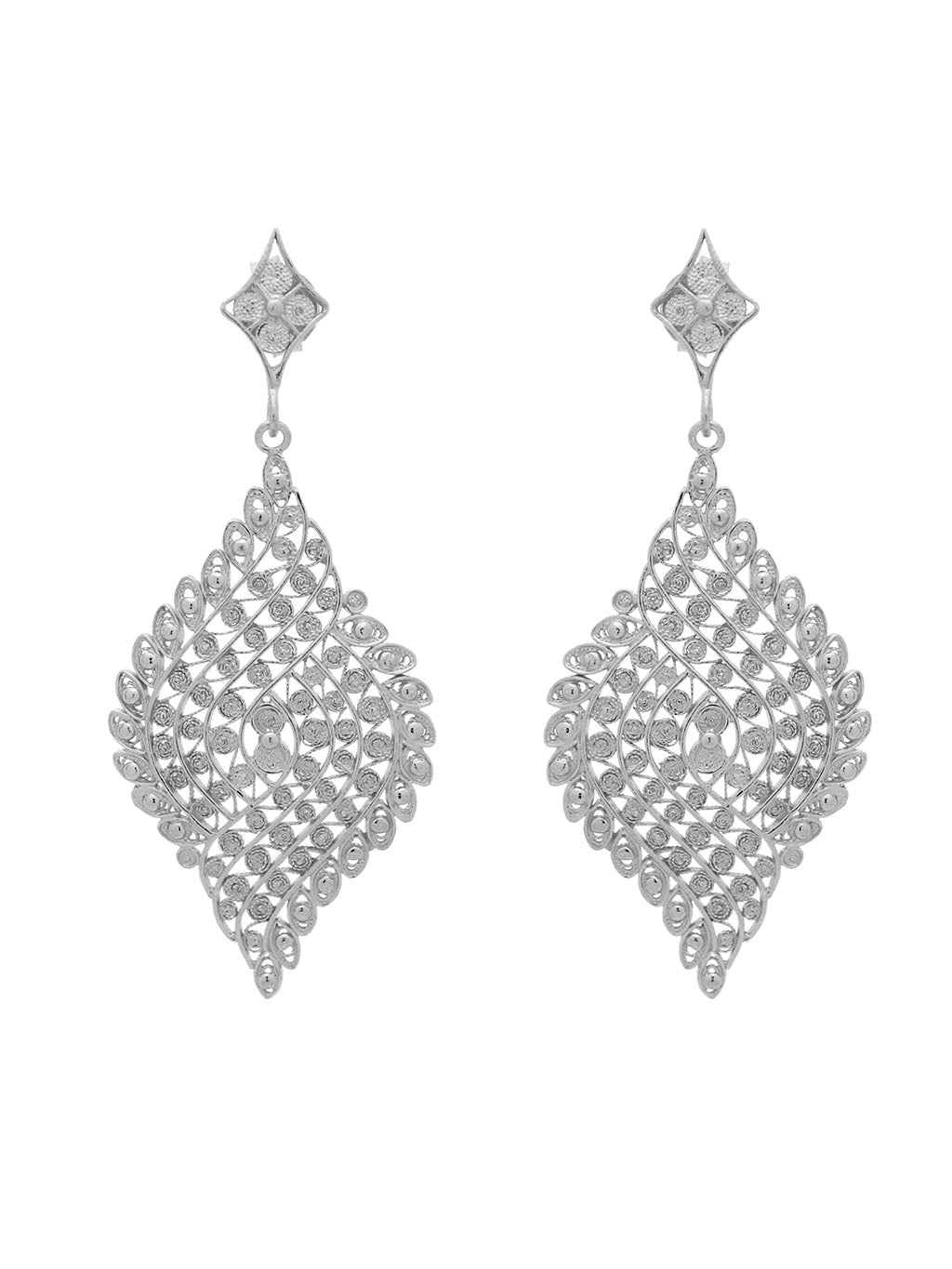 Brincos Losango Espiral