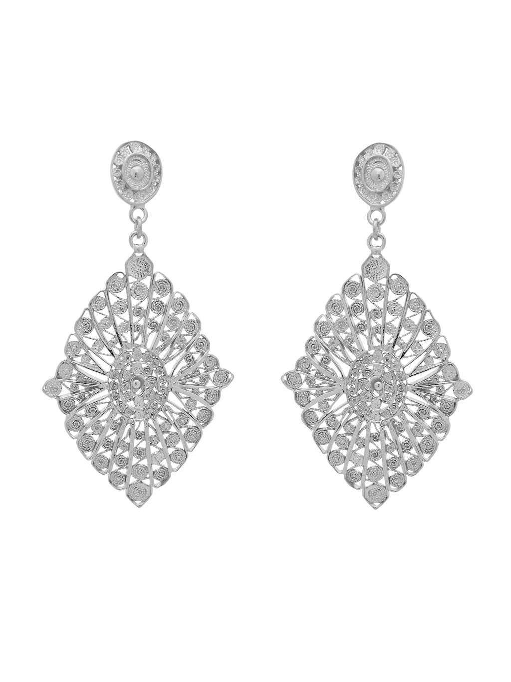 Brincos Losango Compridos