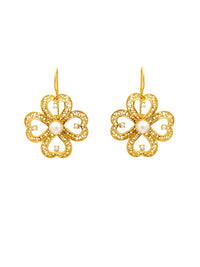 Brincos Corações com Pérolas – Prata Dourada / Ouro 9k / Ouro 19k