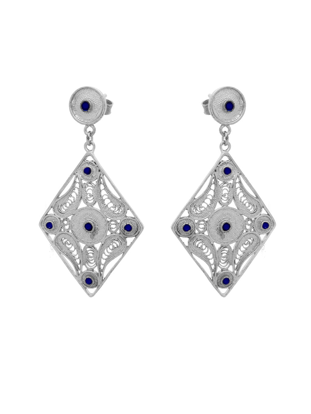 Brincos Losango Esmalte