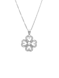 Medalha Corações com Pérolas – Prata