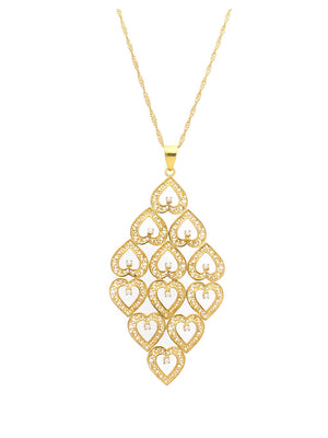 Medalha Mil Corações com Pérola