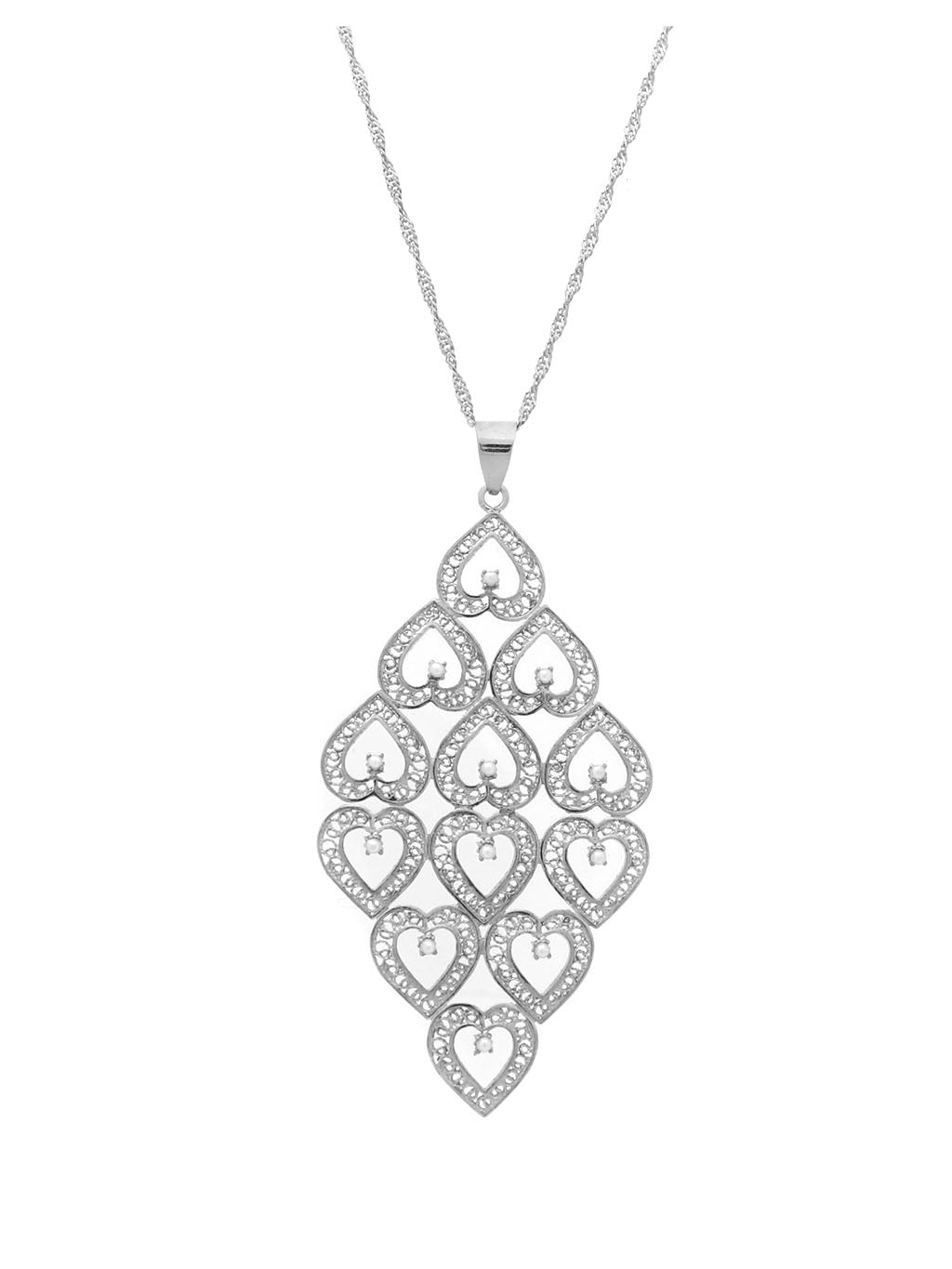 Medalha Mil Corações com Pérola