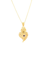 Medalha Coraçãozinho Esmaltado – Prata Dourada / Ouro 9k / Ouro 19k