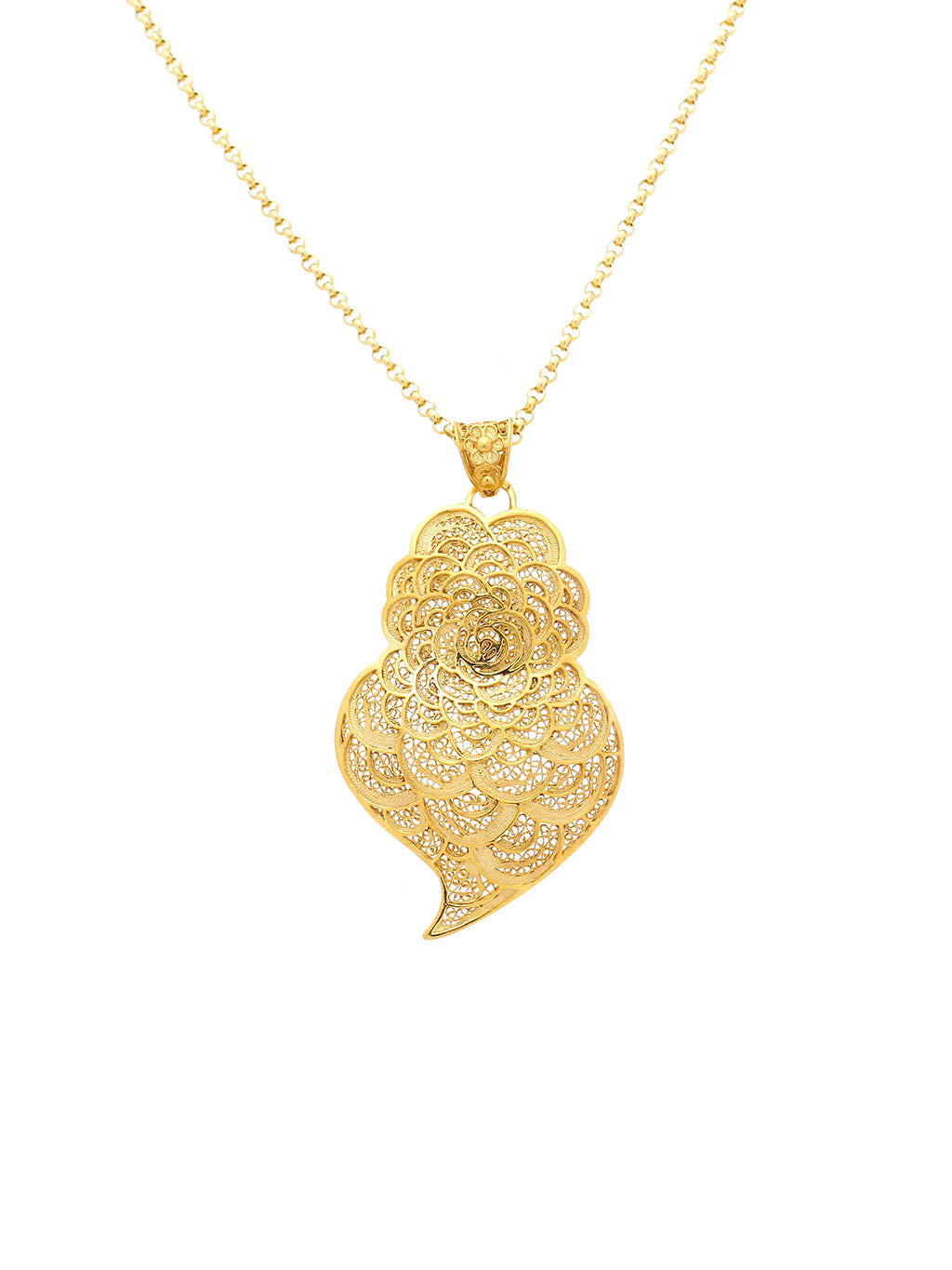 Medalha Coração Rosa