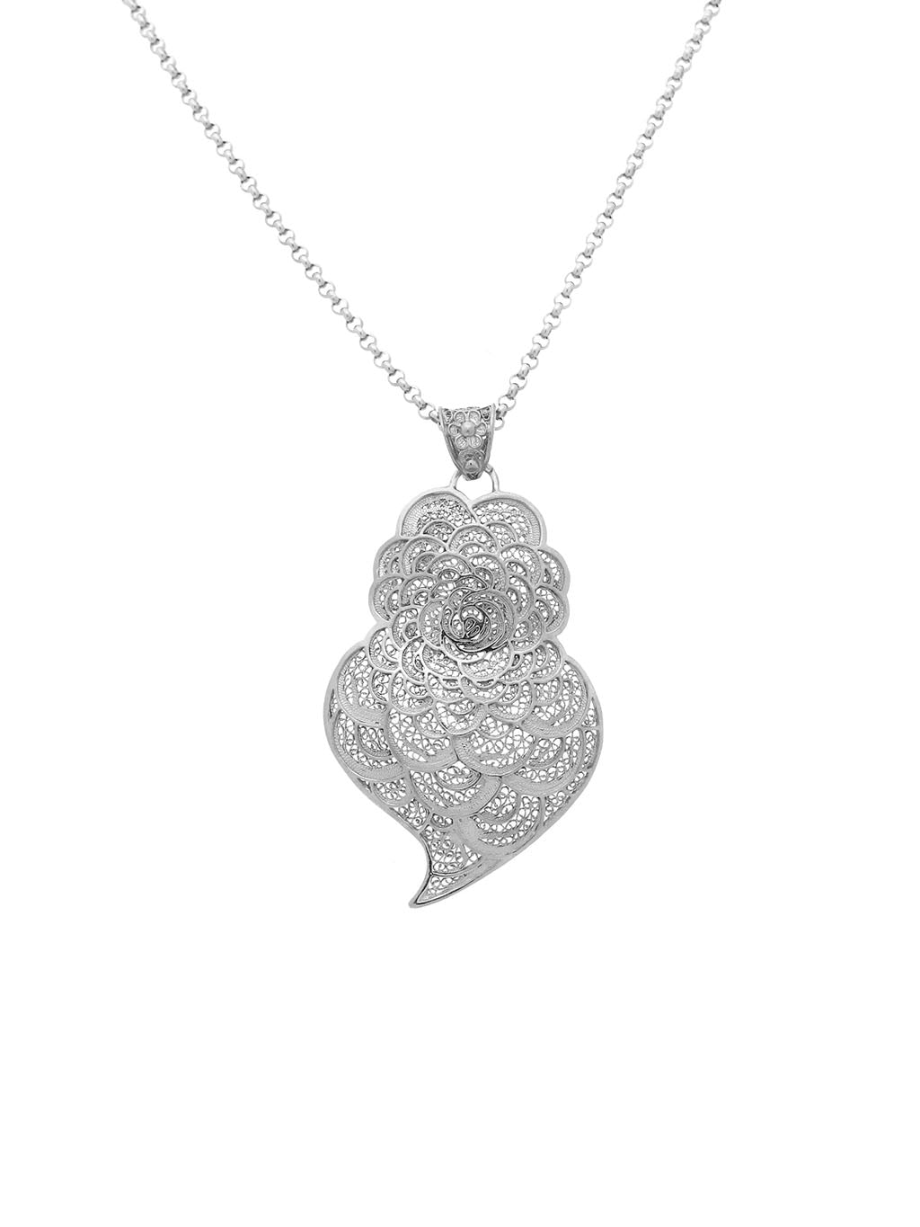 Medalha Coração Rosa