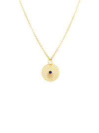 Medalha Redonda Rede Esmalte – Prata Dourada / Ouro 9k / Ouro 19k
