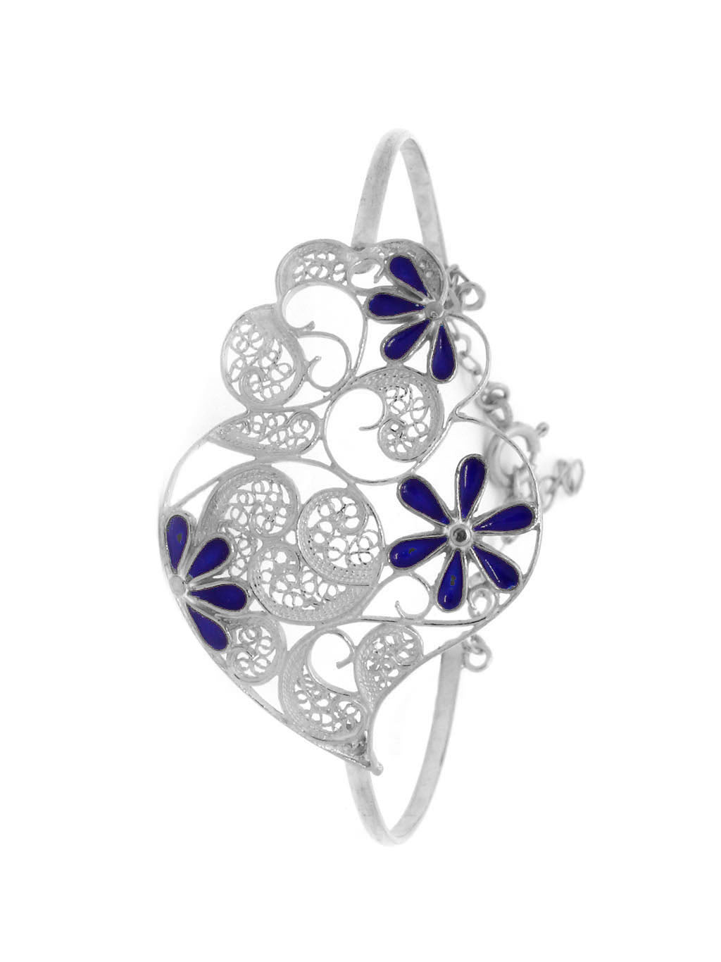 Seletiva II - Escrava com esmalte azul (Tamanho M)