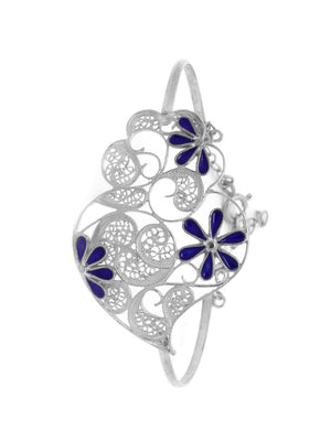 Seletiva II - Escrava com esmalte azul (Tamanho M)