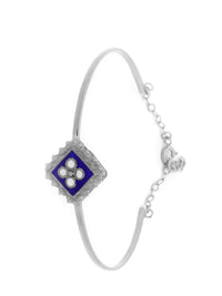 Pulseira Caramujos Quadrada – Prata