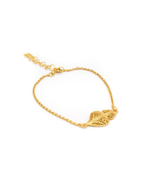 Pulseira Coraçãozinho – Prata Dourada