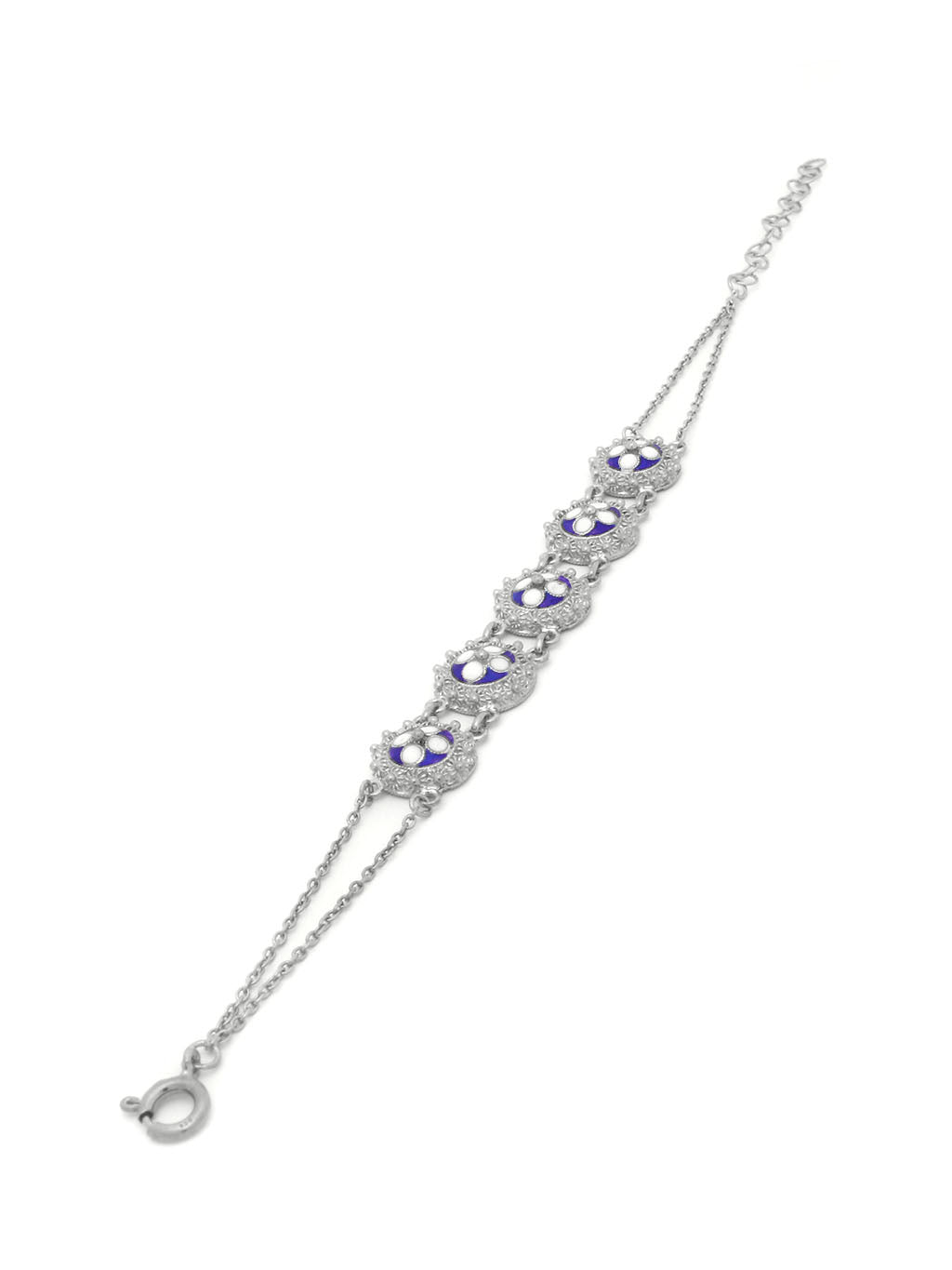 Pulseira 5 Caramujos (4 Pétalas)